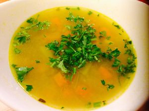 Split pea soup at Native Foods - Conn Ave in Washington