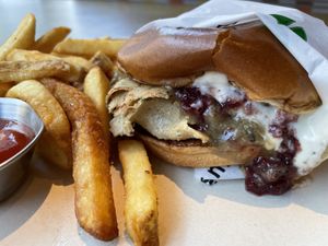 Holiday turkey sandwich  at Veggie Grill in Corte Madera