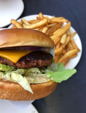 The VG Classic.  Always a winner, and the fries here are excellent ! #Veganuary at Veggie Grill in Corte Madera