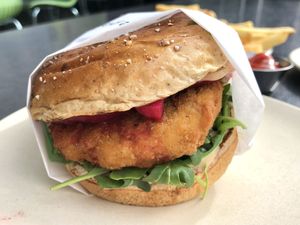 Santa Fe Chick’n  at Veggie Grill in Corte Madera