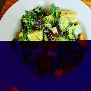 tempeh bacon Ceasar at Veggie Grill in Corte Madera