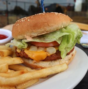 Beyond Burger at Veggie Grill in Corte Madera