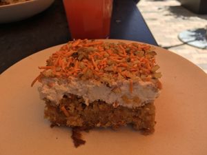Carrot cake  at Veggie Grill in Corte Madera