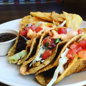 Beyond Crispy Tacos at Veggie Grill in Corte Madera