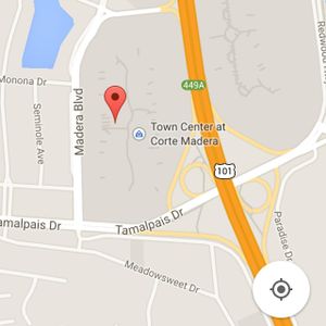 located in Town Center shopping center near 101 at Veggie Grill in Corte Madera