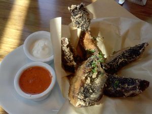 crispy portobellos at Veggie Grill in Corte Madera