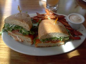 Buffalo bomber at Veggie Grill in Corte Madera