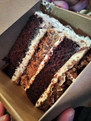 Choc cake at Viva in Tacoma