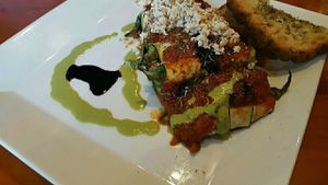 lasagna at Viva in Tacoma