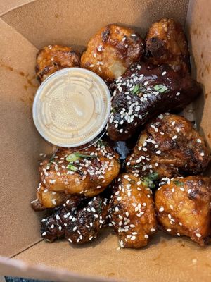 Ginger tamari cauliflower wings  at Viva in Tacoma