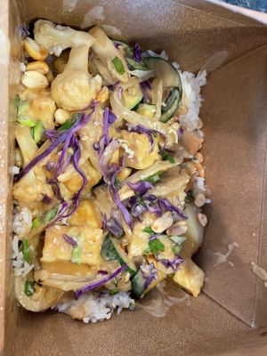 Peanut stir fry   at Viva in Tacoma