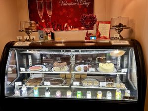 Refrigerated dessert case  at Viva in Tacoma