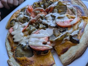 Grickle pizza at Viva in Tacoma