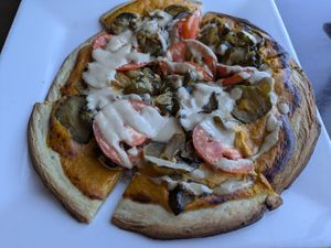 Grickle pizza at Viva in Tacoma