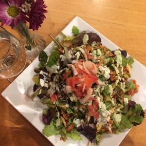 Raw Vegan Taco Salad at Viva in Tacoma