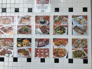 pictures outside from the menu at Viva in Tacoma