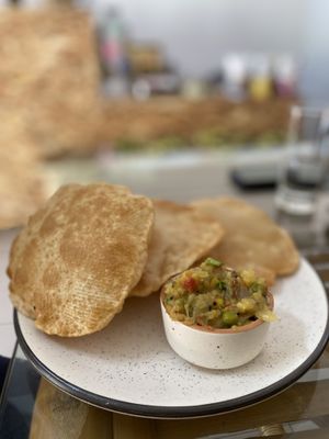 Poori   at Kaani Nilam - Auroville in Viluppuram