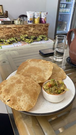 Poori  at Kaani Nilam - Auroville in Viluppuram