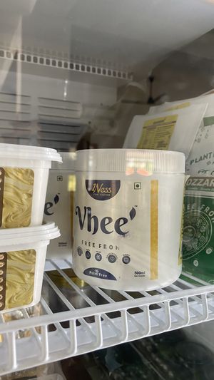 Ⓥ vegan ghee (vhee)  at Kaani Nilam - Auroville in Viluppuram