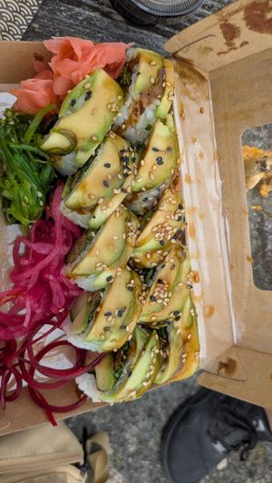 Avocado roll at Goja Sushi in Stroemstad