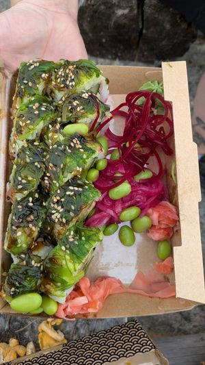 Vegetarian roll. Is vegan at Goja Sushi in Stroemstad