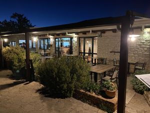 Outdoor seating  at Tipico in Rovinj