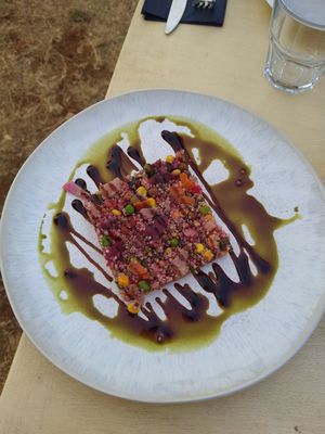 Vegan tartare at Tipico in Rovinj