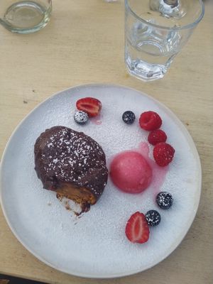 Carrot cake at Tipico in Rovinj