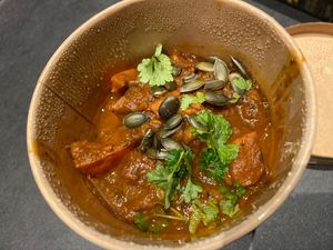 Pompoen stoofpotje  at Soepp in Alkmaar