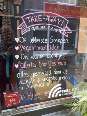 Outside at Soepp in Alkmaar