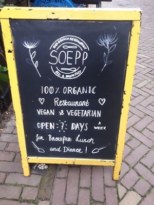 Outside at Soepp in Alkmaar