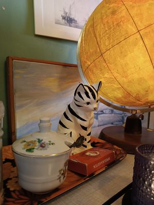 Vintage table decorations  at Soepp in Alkmaar