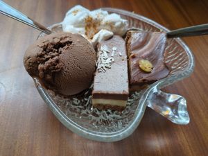 Double chocolate dessert at Soepp in Alkmaar