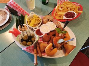 Mixed snack plate at Soepp in Alkmaar