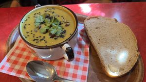 lentil soup  at Soepp in Alkmaar