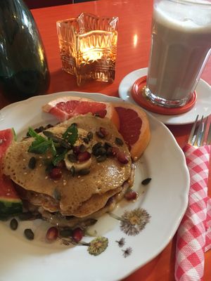 Vegan pancakes at Soepp in Alkmaar