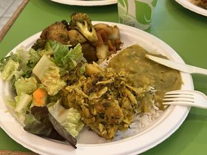   at Govinda's Veggie Garden in San Juan