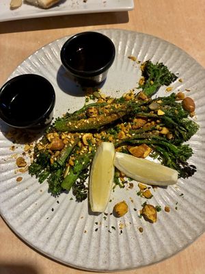 Chargrilled Broccolini   at Exhale Exmouth in Exmouth
