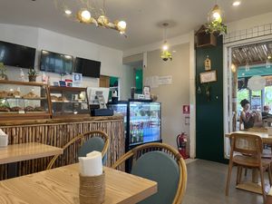 Small, air con interior   at USM - Tasty Samui in Koh Samui
