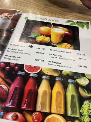 Big drinks menu  at USM - Tasty Samui in Koh Samui