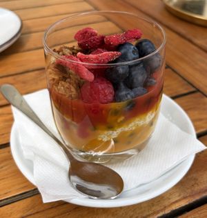 chia pudding!  at MONDIEU in Bratislava