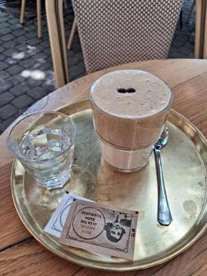 Inversed ice cappuccino at MONDIEU in Bratislava