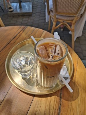 Cold latte at MONDIEU in Bratislava