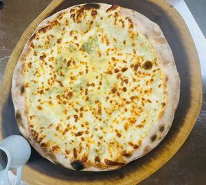 Four Cheese & Honey Pizza at La Miette Bakery & Bistro in Ninh Binh