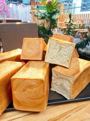 Artisan Sandwich Bread - Soft, freshly baked sandwich bread with a light texture, perfect for toast, sandwiches or breakfast. at La Miette Bakery & Bistro in Ninh Binh