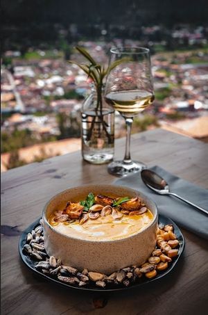 Crema de zapallo loche. at Green House Valle Sagrado in Urubamba