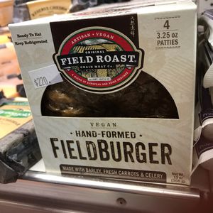 Vegan burgers at Mercado Santa Carmela in Cabo San Lucas