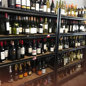 Great wine selection  at Mercado Santa Carmela in Cabo San Lucas