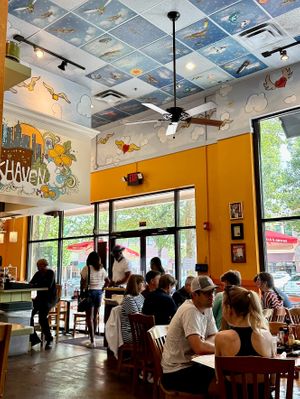 Indoor Seating at The Flying Biscuit Cafe in Brookhaven