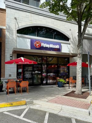 Exterior at The Flying Biscuit Cafe in Brookhaven